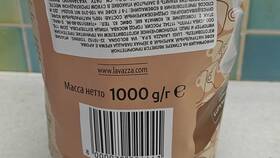 Объем кофе в магазинах Пятёрочка