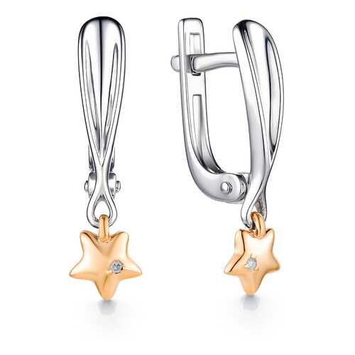 Серьги АЛЬКОР SILVER 02-1299 в ТВОЕ