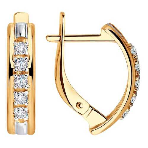 Серьги SOKOLOV из золота со Swarovski Zirconia 81020426 в ТВОЕ