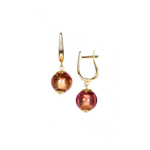 Серьги Perla Grande Oro 903060376004 фуксия в ТВОЕ