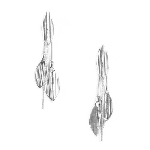 Серьги женские ORI TAO OT-12-29003 серебристые в ТВОЕ