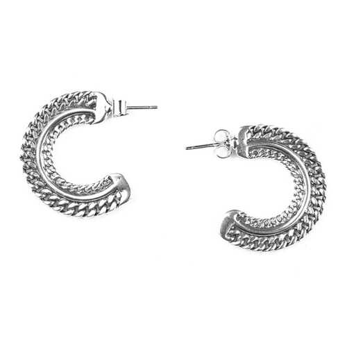 Серьги женские ORI TAO OT-12-29063 серебристые в ТВОЕ
