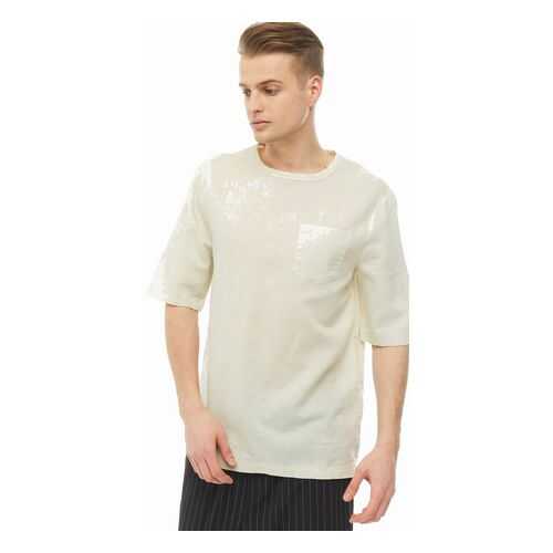 Футболка мужская Antony Morato MMKS01808-FA400073 9025 бежевая M в ТВОЕ