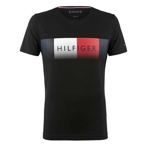 Футболка мужская Tommy Hilfiger MW0MW14311 черная S в ТВОЕ