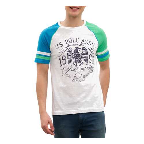 Футболка мужская U.S. POLO Assn. G081SZ0110MOMENT белая S в ТВОЕ