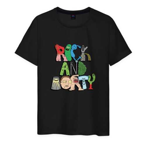 Футболка мужская ВсеМайки 1858277 черная XXXL в ТВОЕ