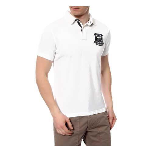 Поло мужское TOMMY HILFIGER .0887828034 100 белое M в ТВОЕ