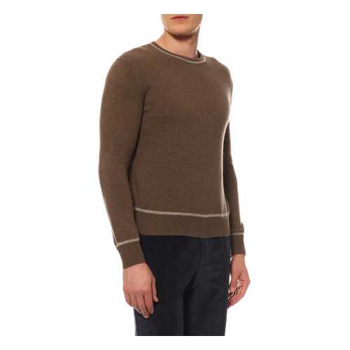 Джемпер мужской Mir cashmere YMC17-049 коричневый 4XL в ТВОЕ