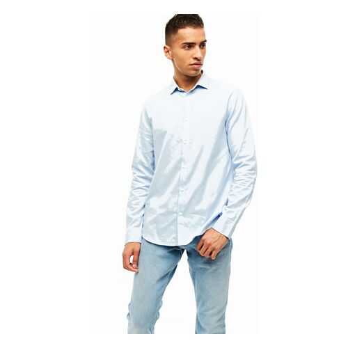 Рубашка мужская Armani Exchange 3HZC38 ZNKEZ синяя M в ТВОЕ