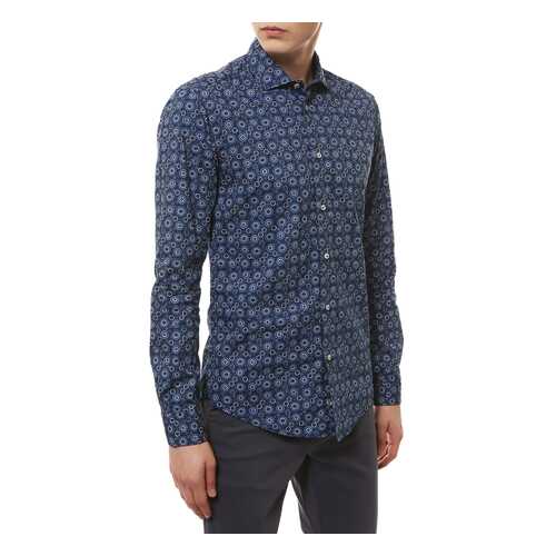 Рубашка мужская BRIAN DALES BS50W ST6960.001 синяя 43 IT в ТВОЕ