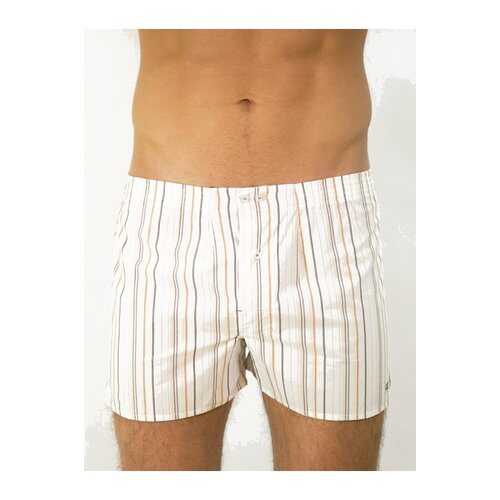 Трусы мужские UOMO FIERO 043FH белые/коричневые XL в ТВОЕ