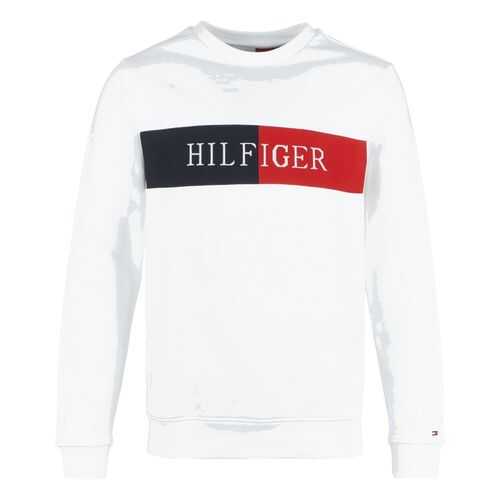 Свитшот мужской Tommy Hilfiger MW0MW13040 белый XXL в ТВОЕ