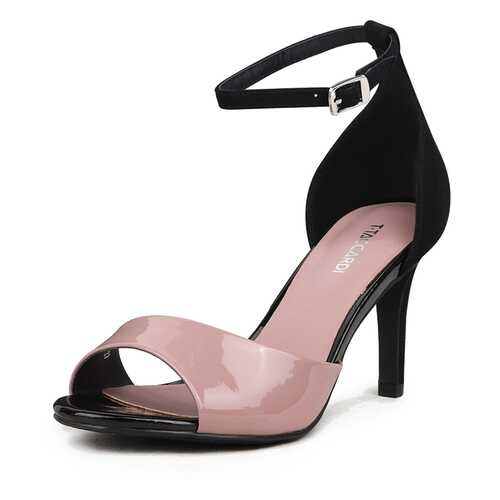 Босоножки женские T.Taccardi JX20S-244A черные/розовые 41 RU в ТВОЕ