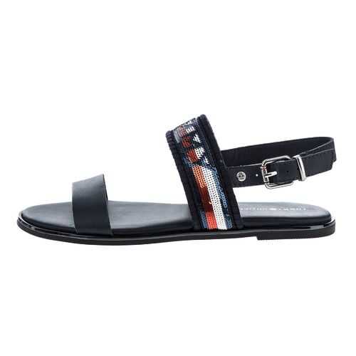 Сандалии женские Tommy Hilfiger FW0FW04714 синие 39 US в ТВОЕ