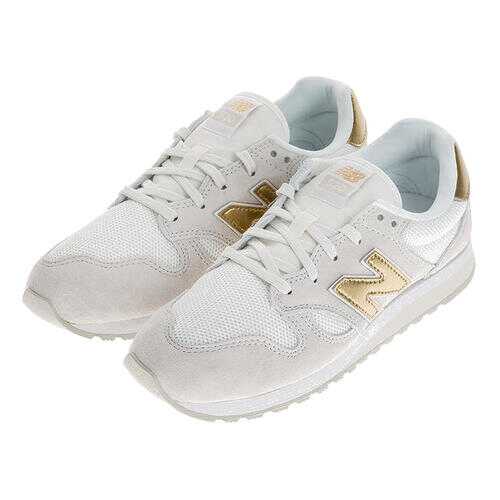 Женские кроссовки New Balance WL520GDA/B белые/серые/золотистые 36 в ТВОЕ