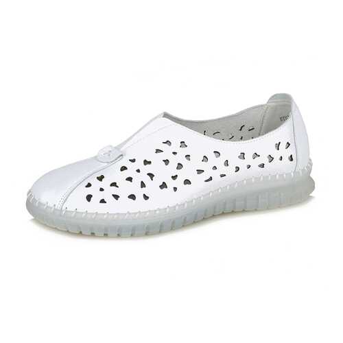 Мокасины женские Alessio Nesca Comfort HTY20SS-14 белые 37 RU в ТВОЕ