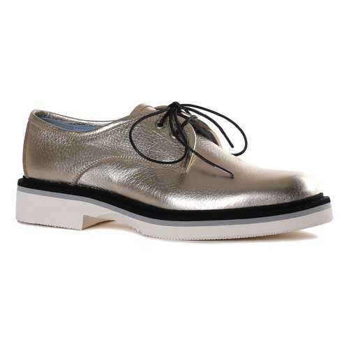 Полуботинки женские Studio Pollini SA10113G01TG0110 золотистые 39.5 RU в ТВОЕ