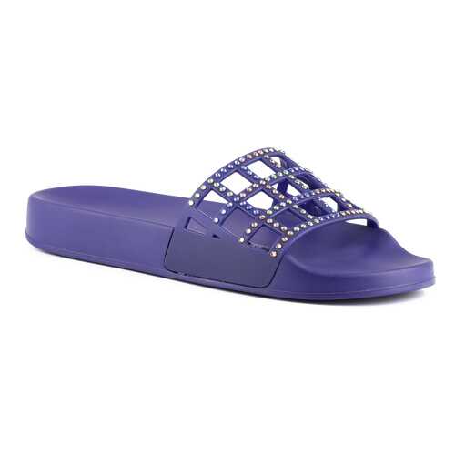 Шлепанцы женские MENGHI SHOES 2050 синие 36 RU в ТВОЕ