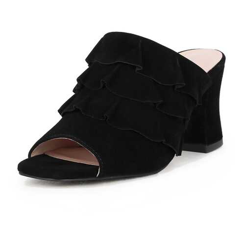 Шлепанцы женские Pierre Cardin 710017757 черные 36 RU в ТВОЕ