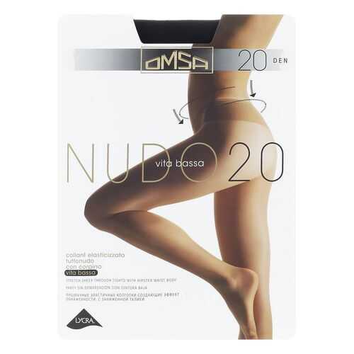 Колготки Omsa NUDO 20 VITA BASSA / Nero (Черный) / 4 (L) в ТВОЕ