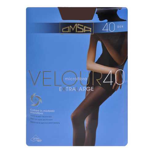 Колготки Omsa VELOUR 40 XL / Moro (Шоколад) / 5 (XL) в ТВОЕ