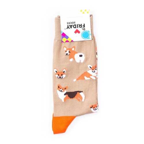 Носки St.Friday Socks Корги разноцветные 38-41 в ТВОЕ