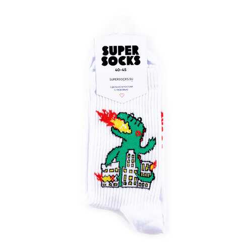 Носки Super Socks Годзила в городе разноцветные 40-45 в ТВОЕ