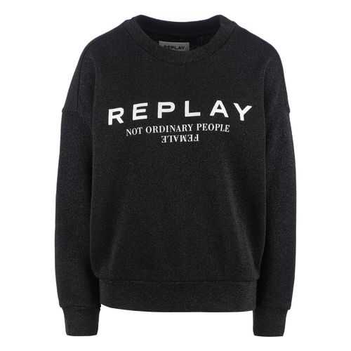 Свитшот женский Replay W3114A.22672 черный S в ТВОЕ