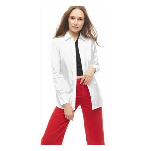 Рубашка женская Tommy Hilfiger WW0WW27114 белая 32 US в ТВОЕ