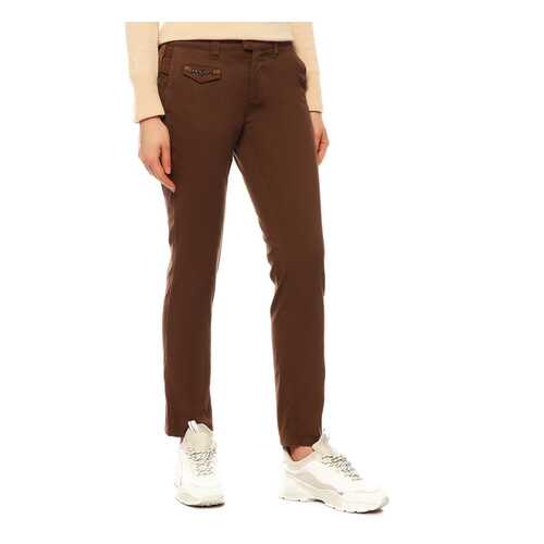 Брюки женские TRUSSARDI JEANS 5241145 коричневые 42 IT в ТВОЕ