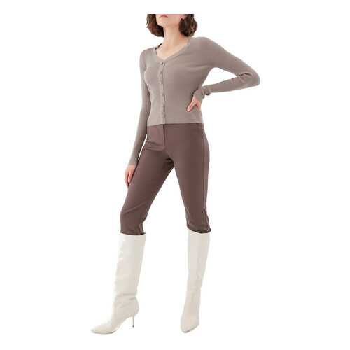 Кардиган женский ZARINA 328614814 коричневый XL в ТВОЕ