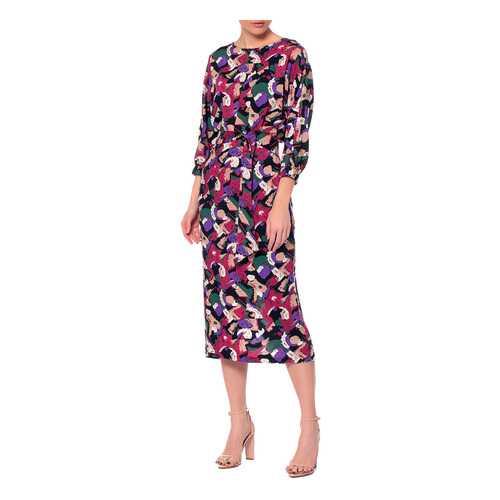 Платье женское Adzhedo 41702 синее 5XL RU в ТВОЕ