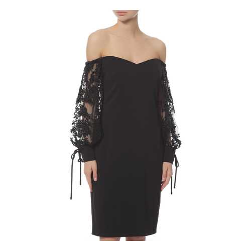 Платье женское Badgley Mischka SC2107/BLACK черное 6 US в ТВОЕ