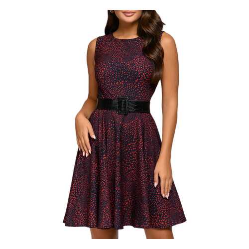 Платье женское D&M by 1001DRESS 0112001-02005DB синее XL в ТВОЕ