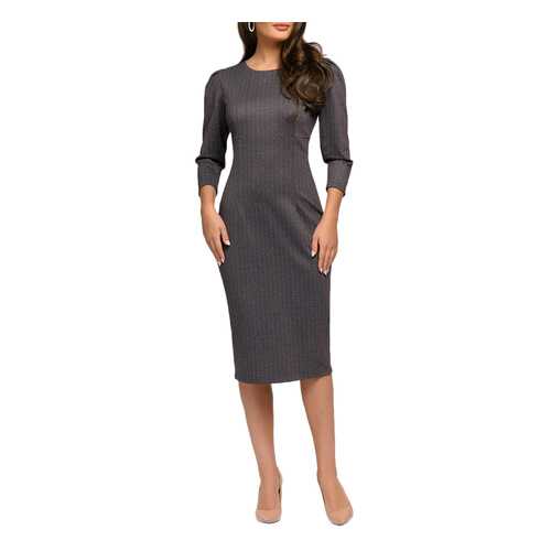 Платье женское D&M by 1001DRESS DM01653BR серое L в ТВОЕ