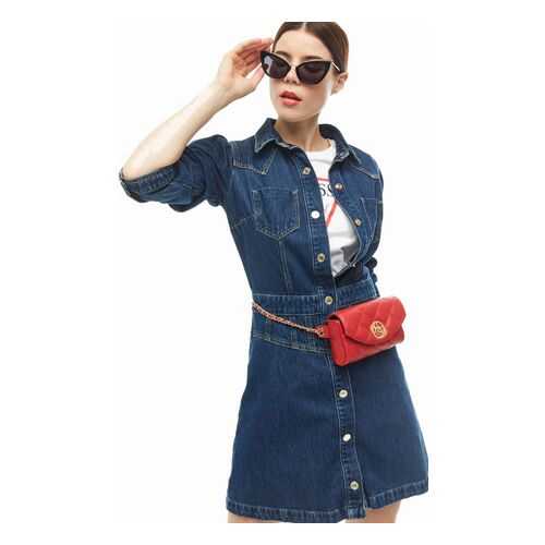 Платье женское Guess W0YK13-D3Y07 синее S в ТВОЕ