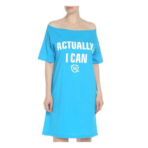 Платье женское Rocawear R021756 голубое XS в ТВОЕ