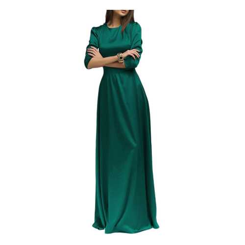 Вечернее платье женское D&M by 1001DRESS DM00206GR зеленое XL в ТВОЕ